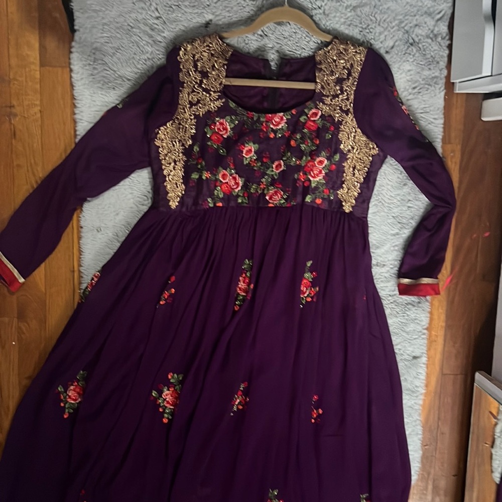 Custom made floral dress